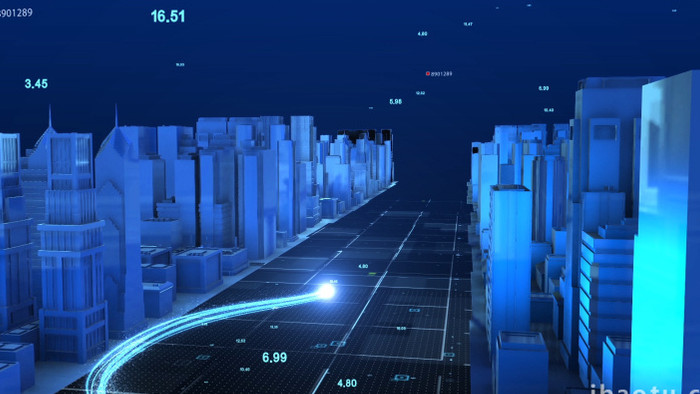 大气科技智能城市片头AE模板