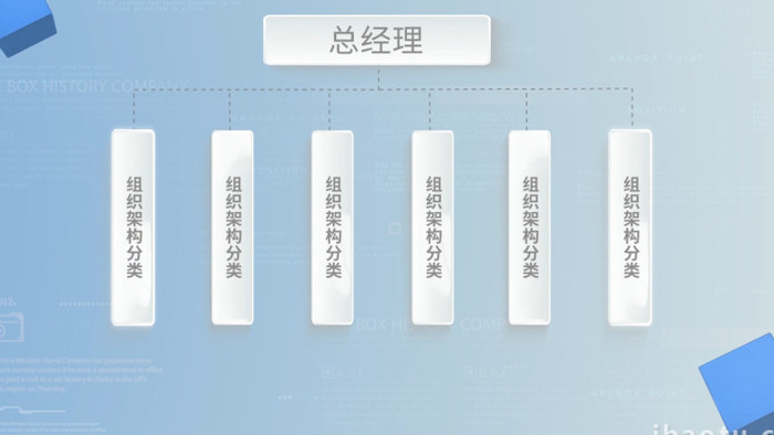 简洁大气企业组织架构ae模板