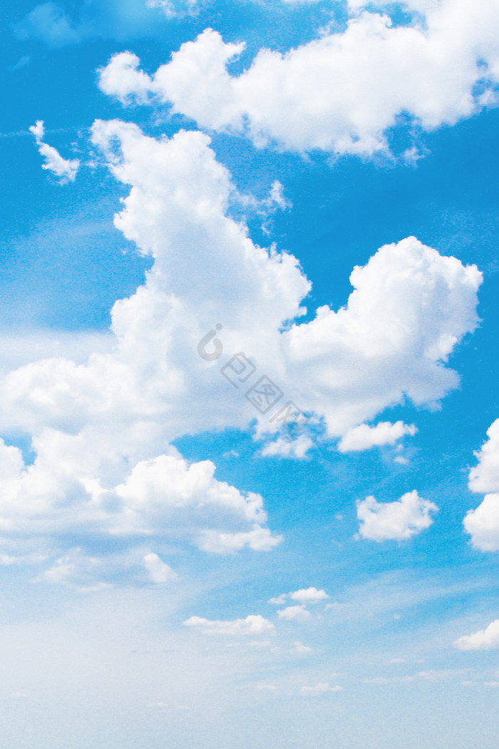 蓝天白云大自然图片