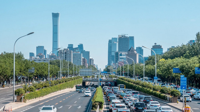 北京城市交通实拍
