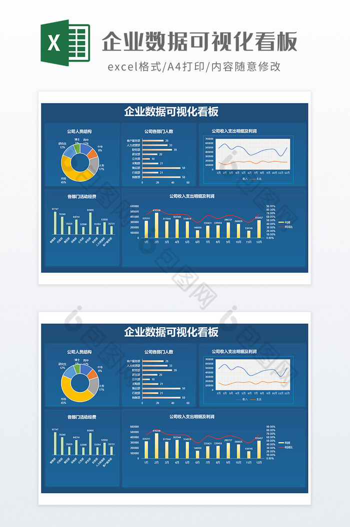 企业数据可视化看板图片图片