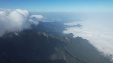 自然江西武功山山峰云海航拍