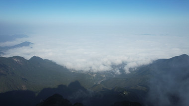 自然祖国壮丽山河山峰云海航拍