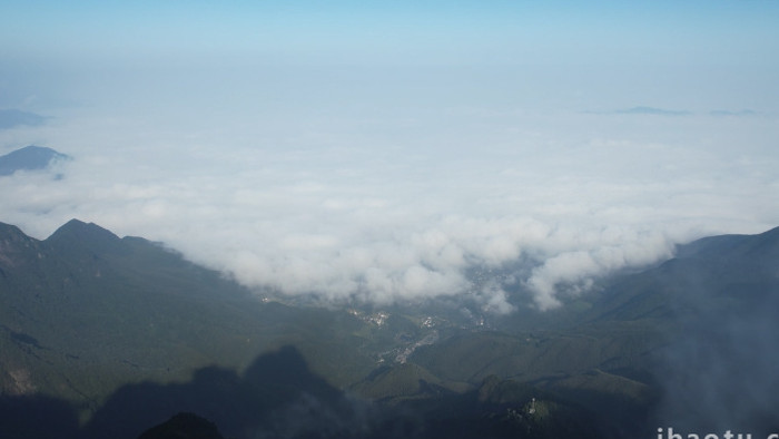 自然祖国壮丽山河山峰云海航拍