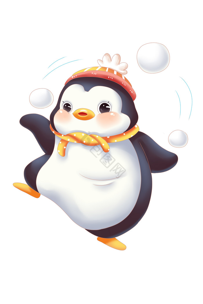 卡通可爱企鹅图片-卡通可爱企鹅素材免费下载-包图网