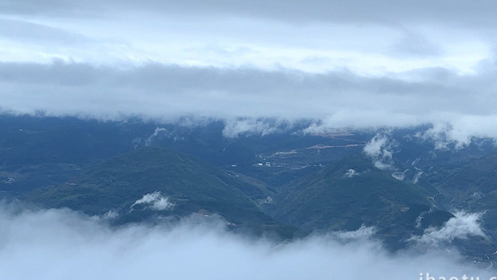 自然唯美云海山川风光4K实拍