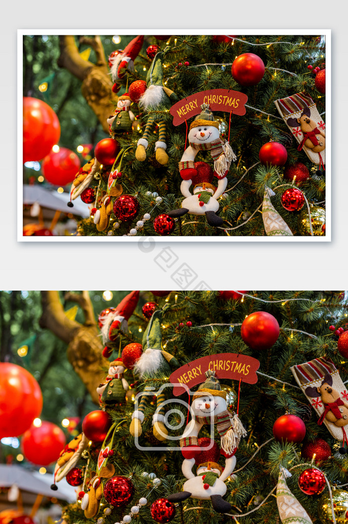 圣诞节日圣诞树装饰图片图片