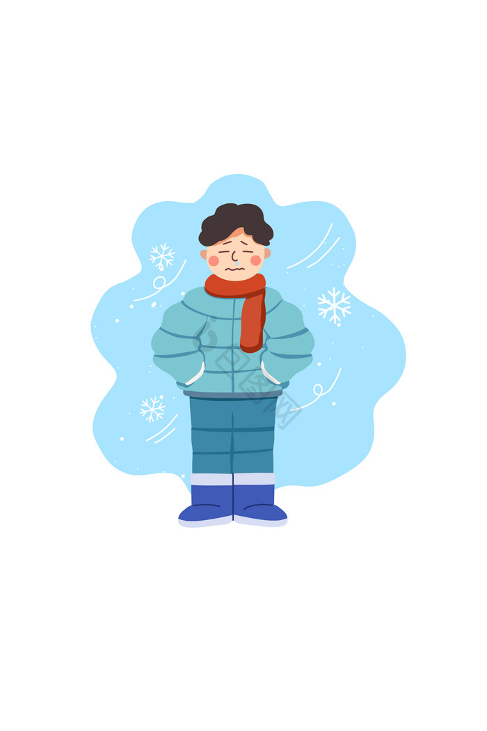 冬季人物保暖衣图片
