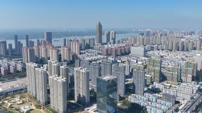 芜湖城市地标金鹰世界4k航拍