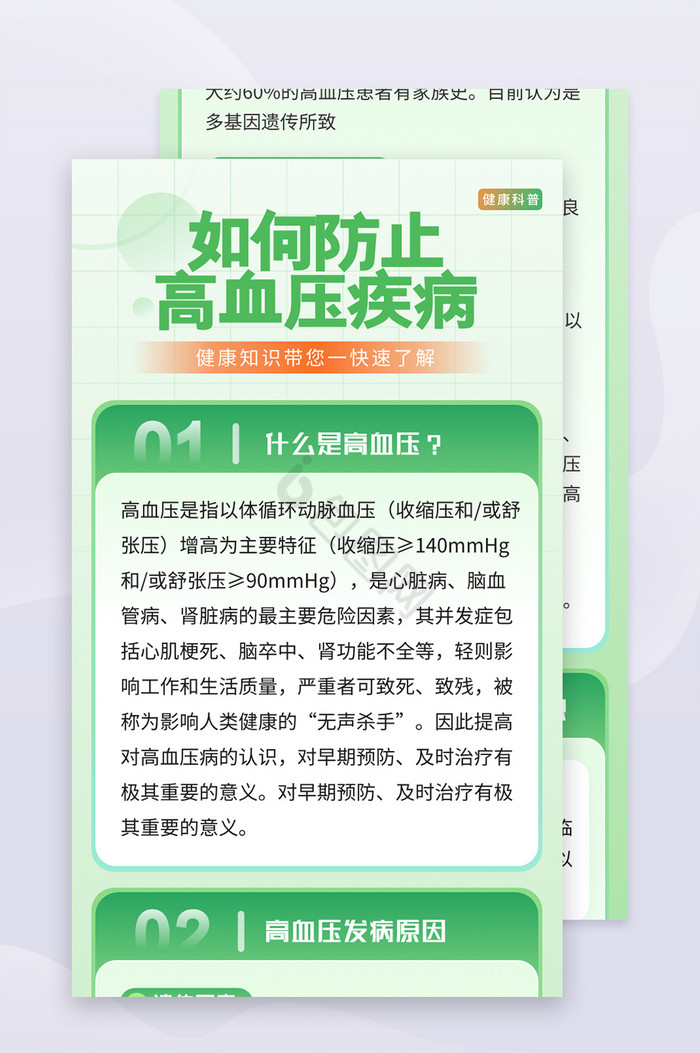 疾病科普h5长图图片