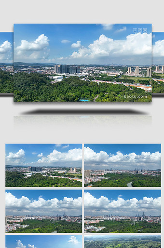 震撼广州城市景色航拍实拍图片