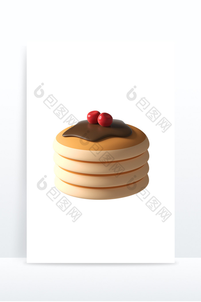 3D蛋糕面包甜品