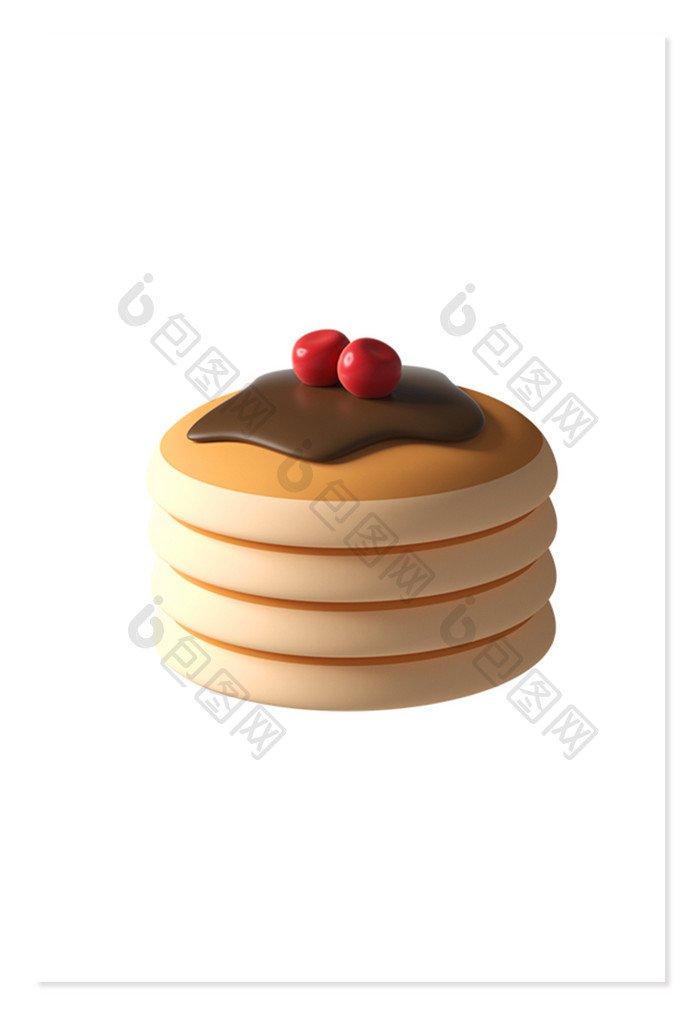 3D蛋糕面包甜品