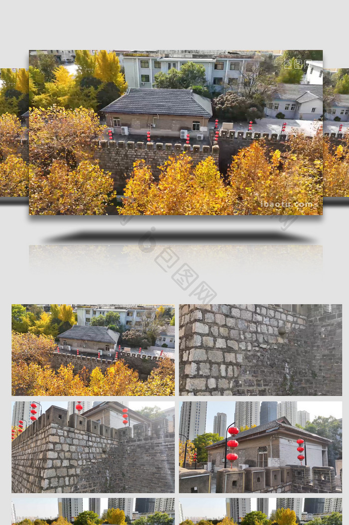 凤阳县明代古城墙4K航拍