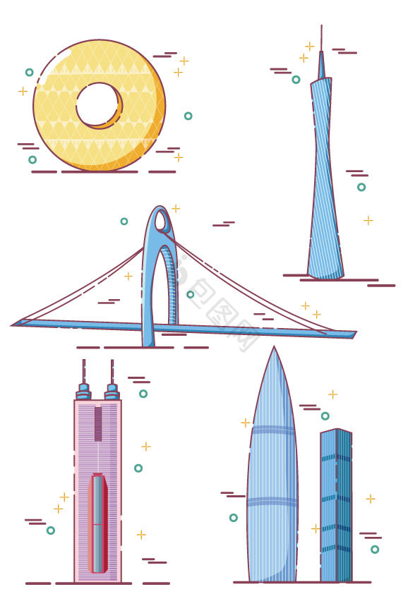 矢量建筑深圳图片-矢量建筑深圳素材免费下载-包图网