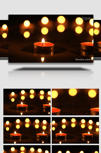 情人节唯美蜡烛表白火光实拍视频图片