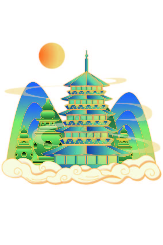 杭州城市地标png下载-包图网