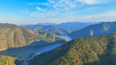 山河湖泊太平湖风光自然4K航拍