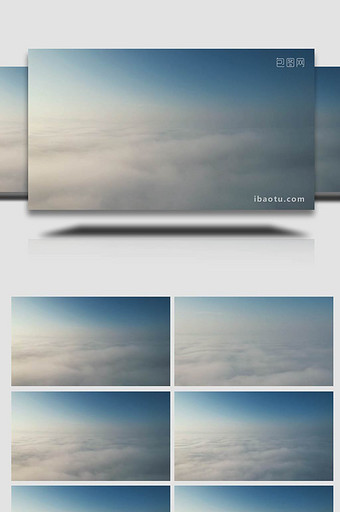 大自然云层之上云海航拍图片