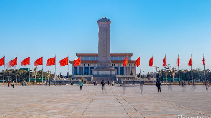 北京天安门广场人民英雄纪念碑延