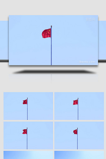 天安门广场五星红旗飘扬升格实拍图片