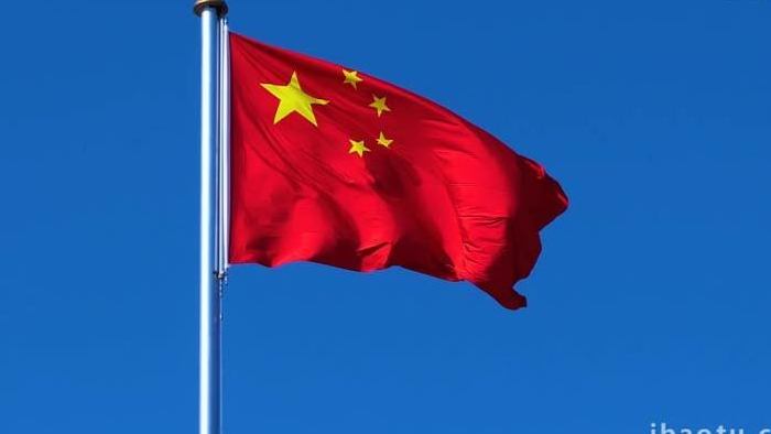北京天安门广场五星红旗飘扬升格