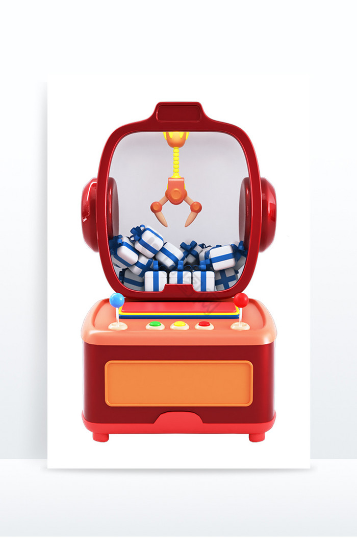 红色娃娃机