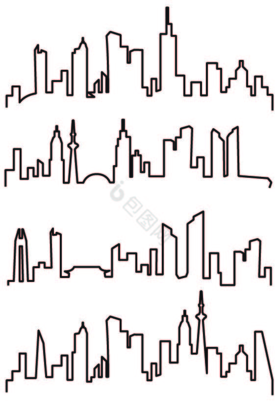 南京城市天际线图片