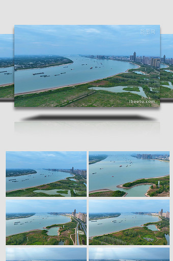 芜湖十里江湾4K航拍图片