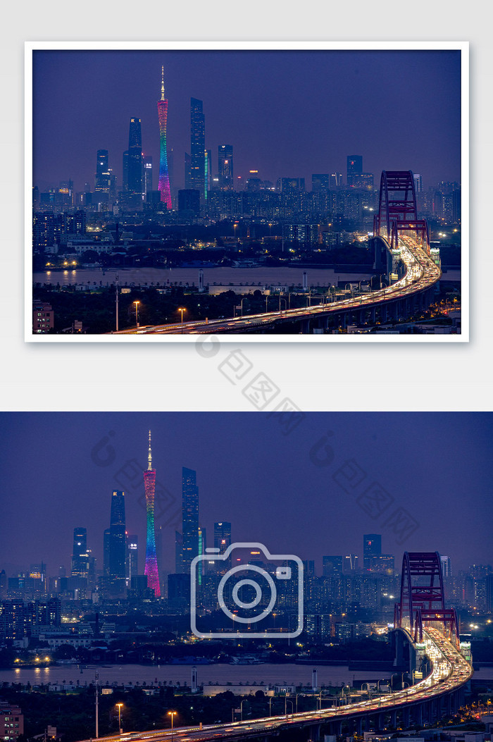广州地标新光大桥番禺城市交通图片图片