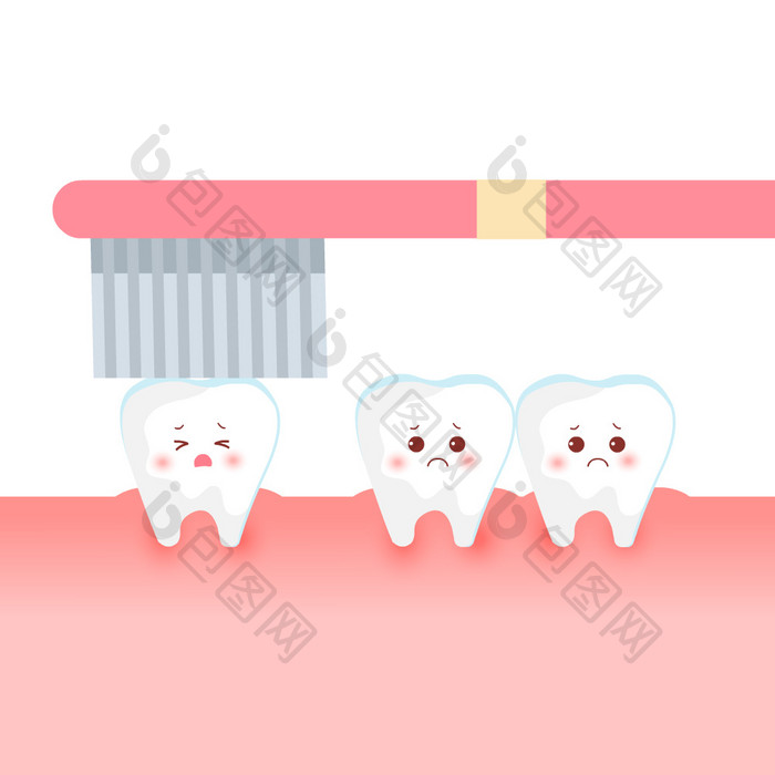 医疗健康保护牙齿刷牙动图GIF