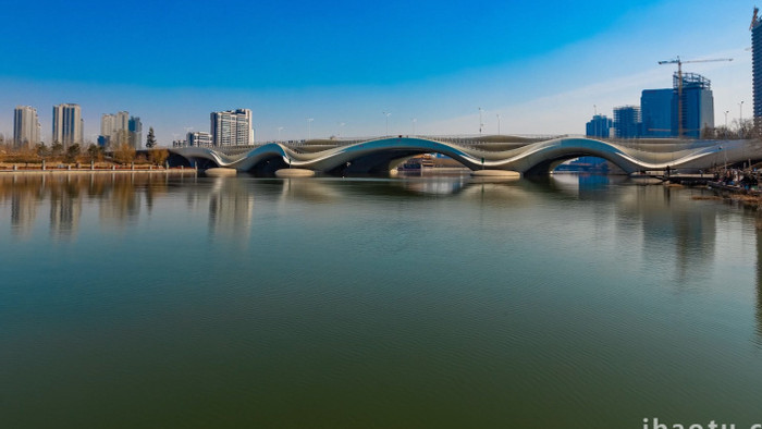 北京通州地标千荷泄露桥延时实拍