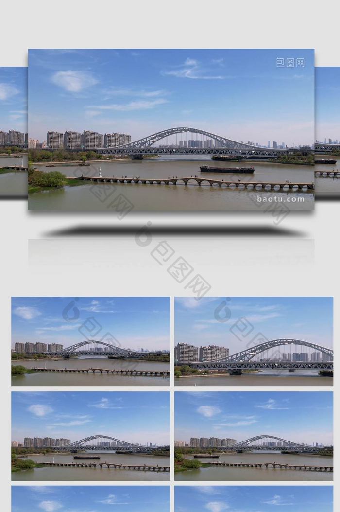 苏州宝带桥航拍延时摄影