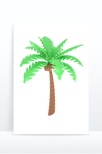 3D立体椰树三维模型图片