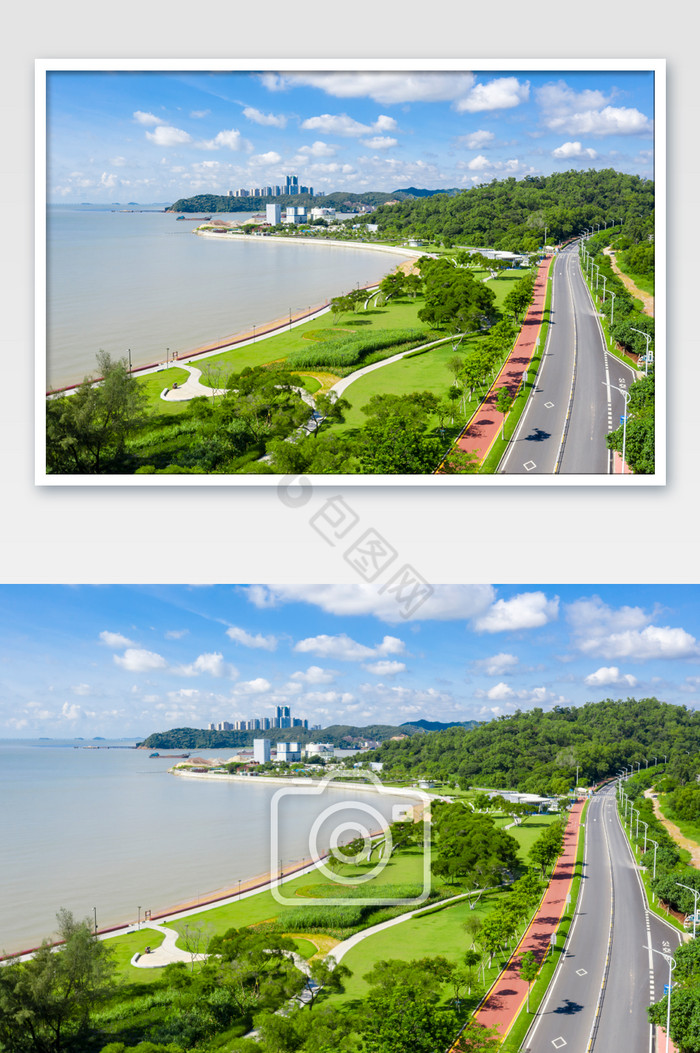 珠海沿海公路城市建设图片