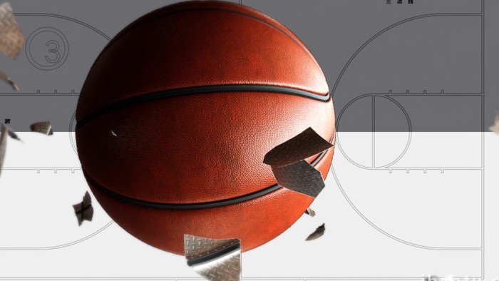 篮球比赛解说自媒体直播AE模板