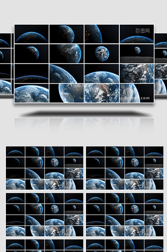16组宇宙地球动画场景AE模板图片