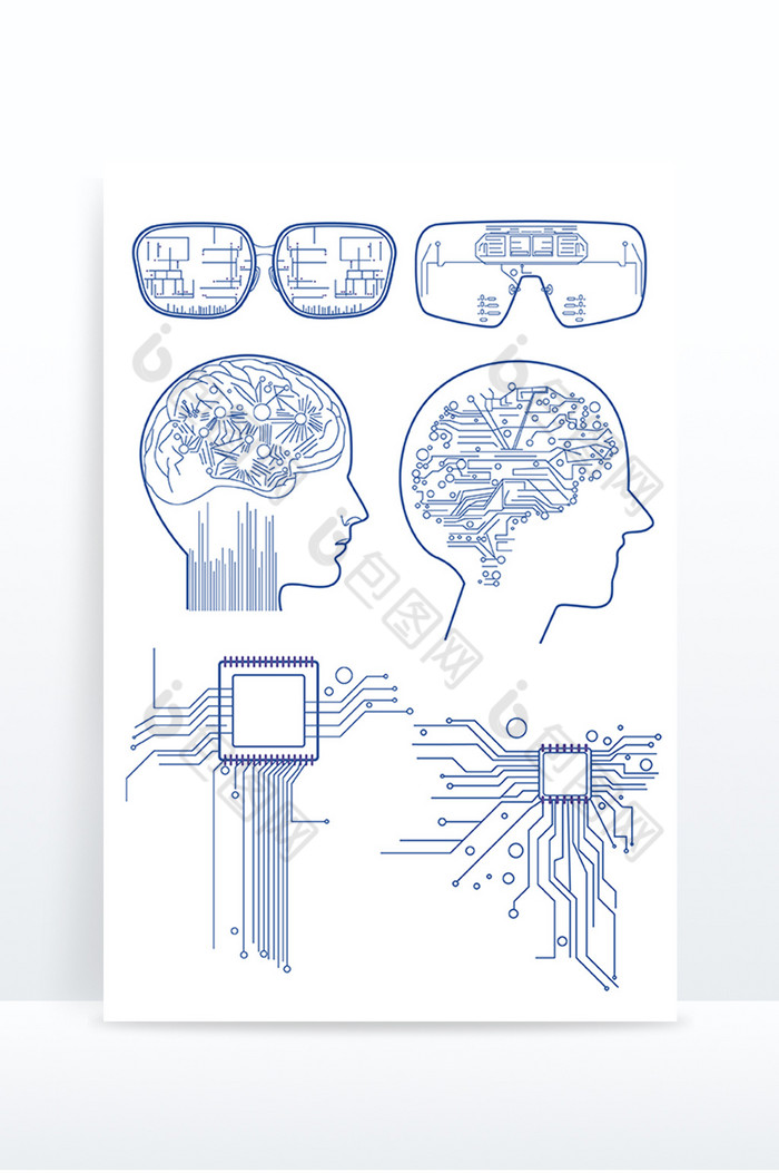 高科技人工智能图图片图片