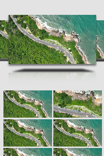海南万宁石梅湾海边公路图片