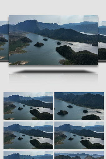 绝美海南东方小桂林风光航拍图片