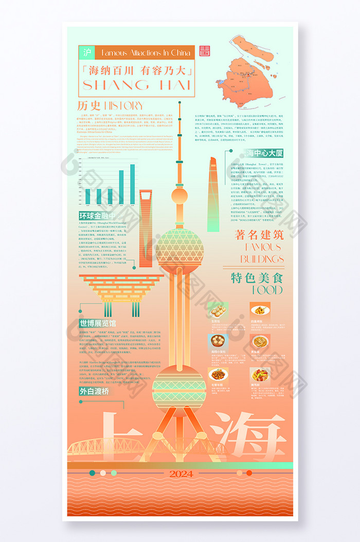 创意可视化上海海报