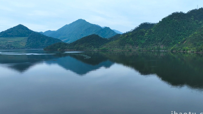 千岛湖山水风光游船旅游4K航拍