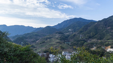 婺源篁岭高山梯田风光延时8K