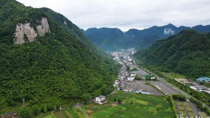 遵义娄山关景区自然风光航拍视频