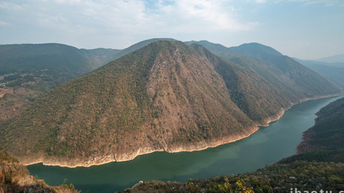 山脉河流祖国山河风光延时