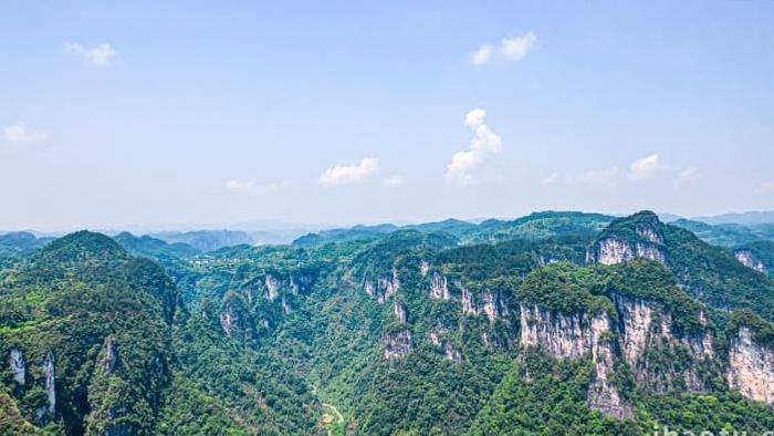 自然风光德夯峡谷峡谷山谷延时