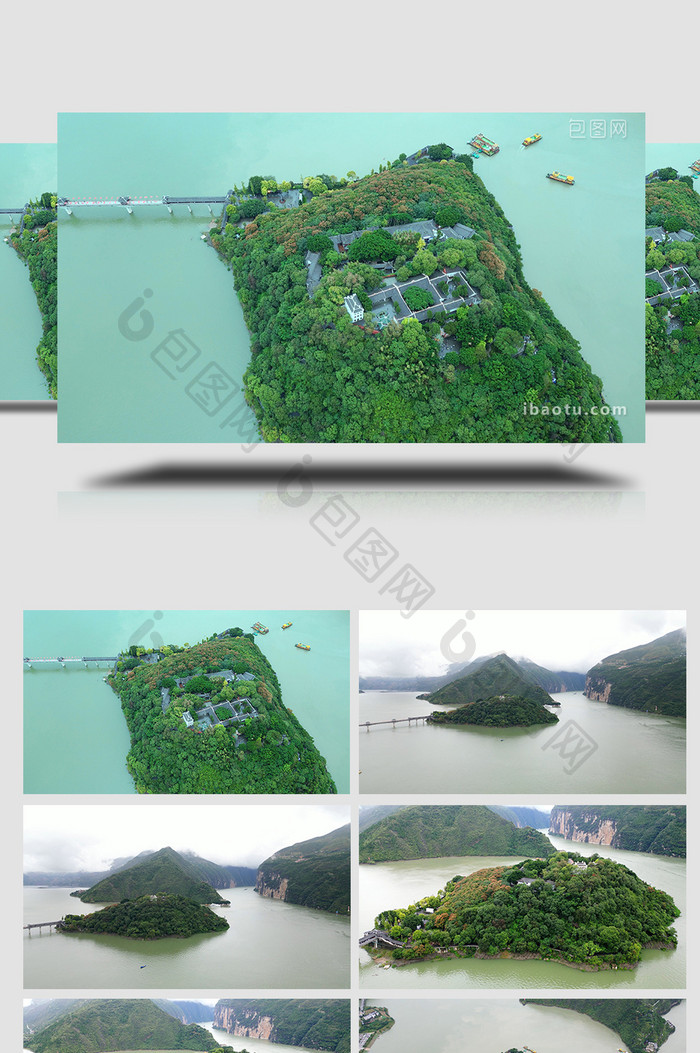 旅游景点重庆霍塘峡景区实拍