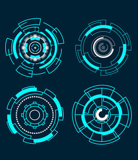 科技设计炫酷圆环元素线条