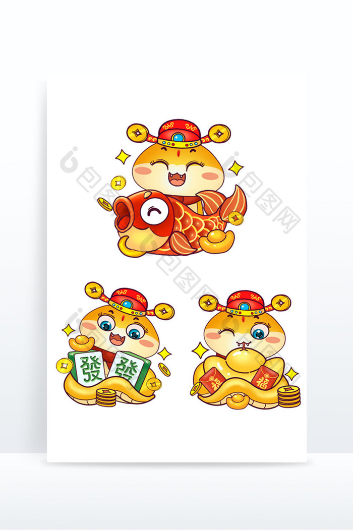2025金蛇年形象图片图片