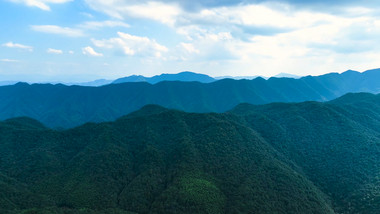 山区自然风光山脉4K航拍